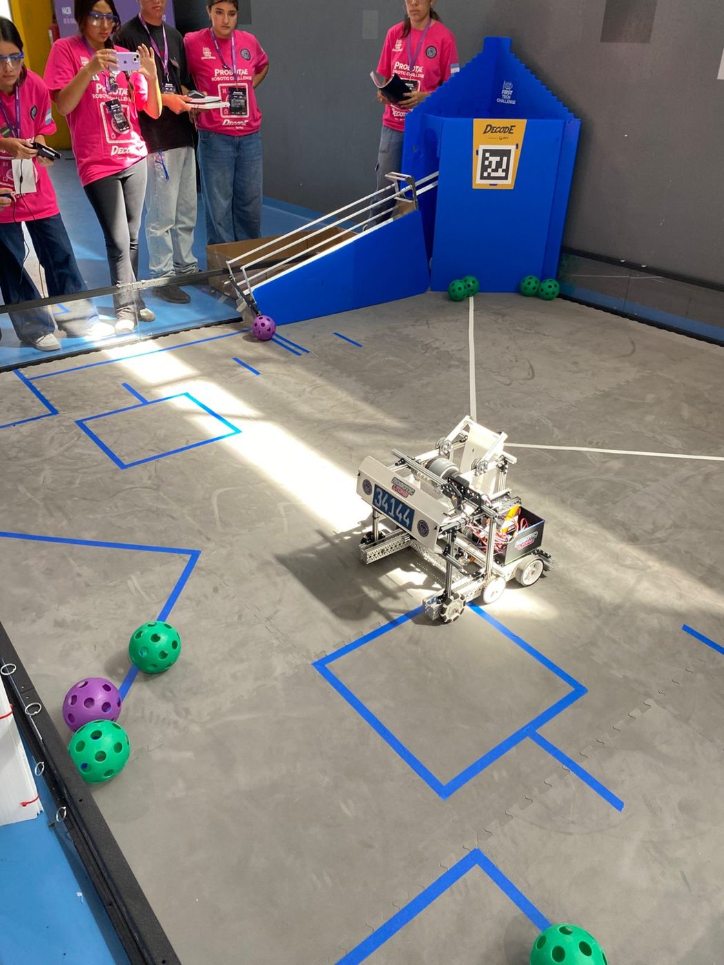 El robot FTC en la cancha