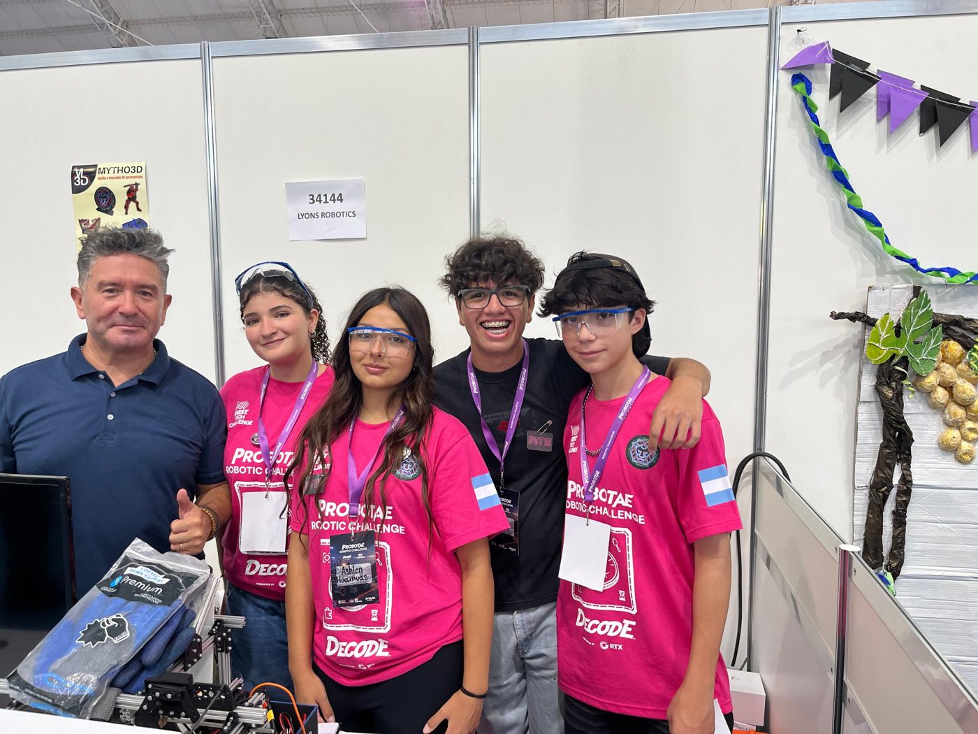 Equipo en los pits de la competencia